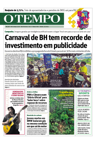 O TEMPO - Edição de 13 de Janeiro de 2024