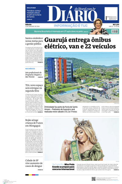 Diário do Litoral - Edição de 13 de Janeiro de 2024