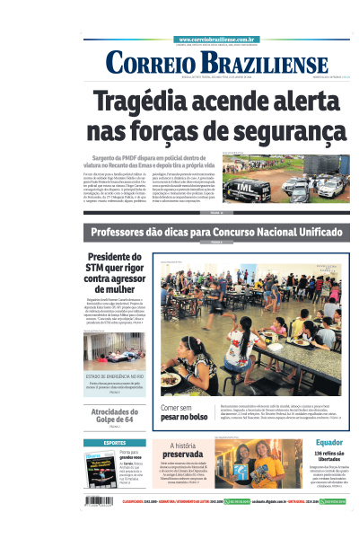 Correio Braziliense - Edição de 15 de Janeiro de 2024