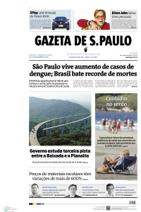 Gazeta de S. Paulo - Edição de 16 de Janeiro de 2024
