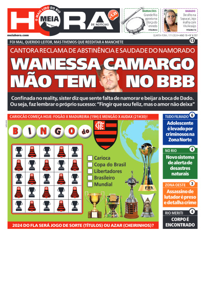 MEIA HORA - Edição de 17 de Janeiro de 2024