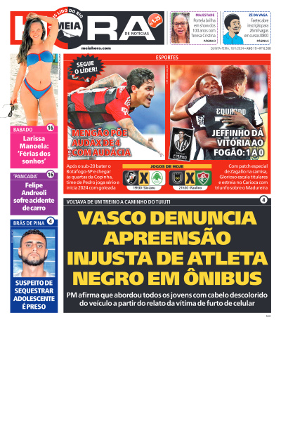 MEIA HORA - Edição de 18 de Janeiro de 2024