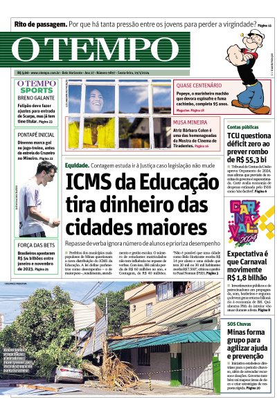 O TEMPO - Edição de 19 de Janeiro de 2024