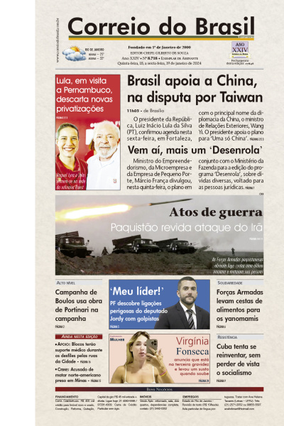 Correio do Brasil - Edição de 19 de Janeiro de 2024