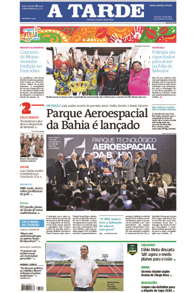 A TARDE - Edição de 19 de janeiro de 2024