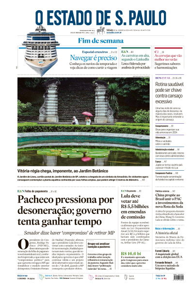 Estadão - Edição de 20 de Janeiro de 2024