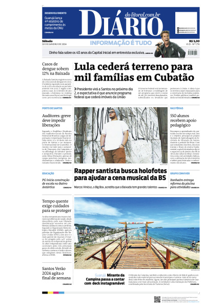 Diário do Litoral - Edição de 20 de Janeiro de 2024