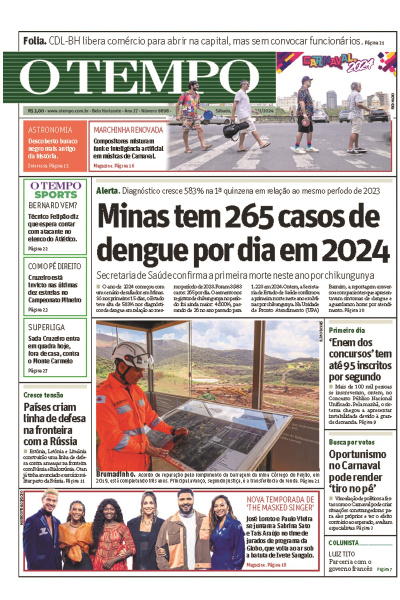 O TEMPO - Edição de 20 de Janeiro de 2024