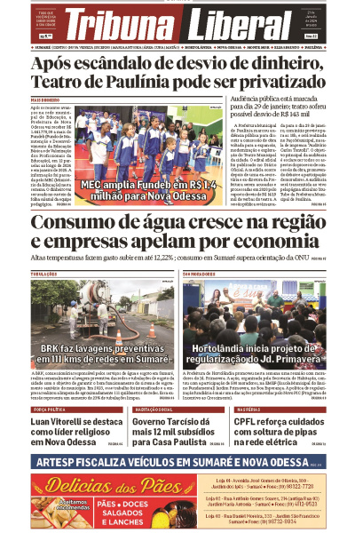 Tribuna Liberal - Edição de 21 de Janeiro de 2024