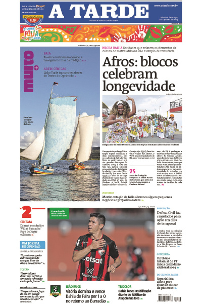 A TARDE - Edição de 21 de janeiro de 2024