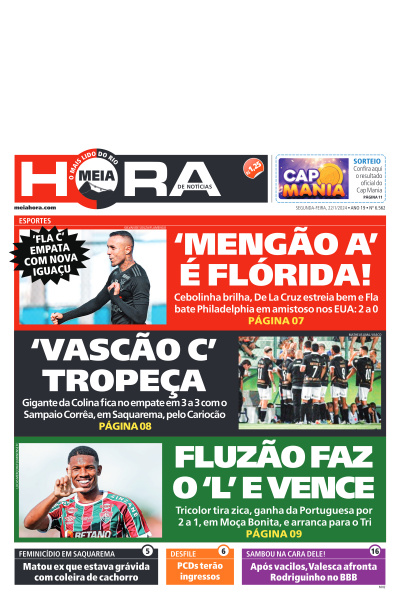 MEIA HORA - Edição de 22 de Janeiro de 2024