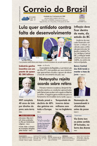 Correio do Brasil - Edição de 23 de Janeiro de 2024