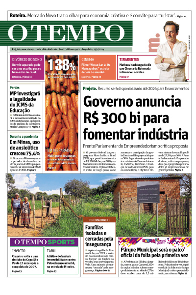 O TEMPO - Edição de 23 de Janeiro de 2024