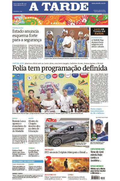 A TARDE - Edição de 24 de janeiro de 2024