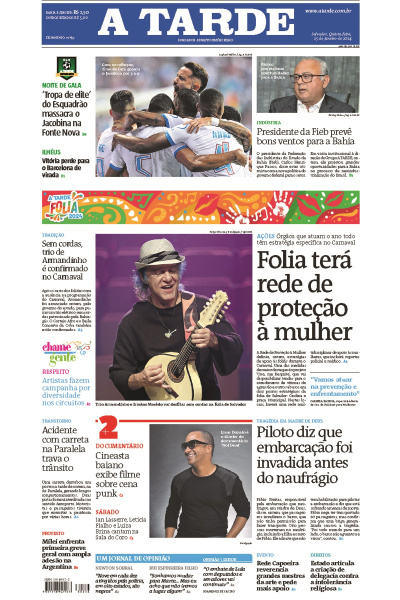 A TARDE - Edição de 25 de janeiro de 2024