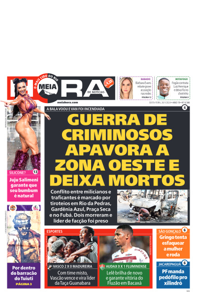 MEIA HORA - Edição de 26 de Janeiro de 2024