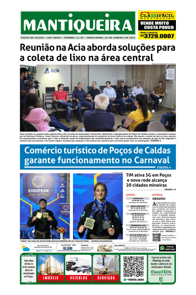 Mantiqueira - Edição de 26 de Janeiro de 2024