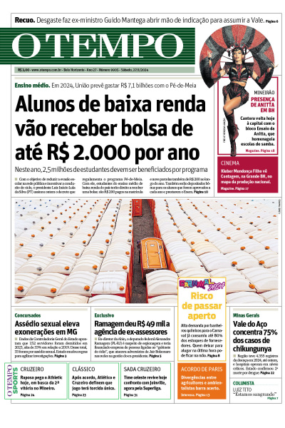 O TEMPO - Edição de 27 de Janeiro de 2024