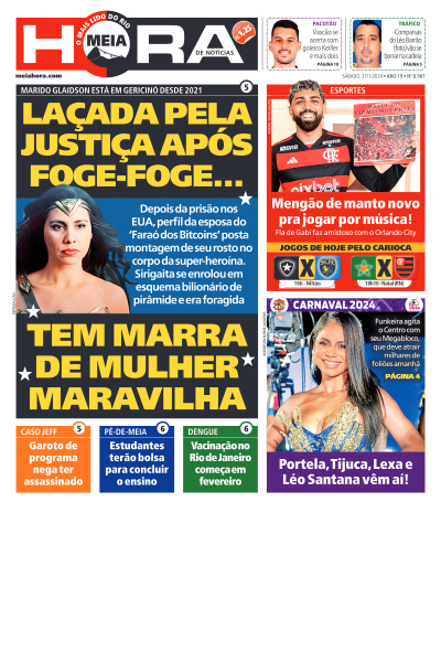 MEIA HORA - Edição de 27 de Janeiro de 2024