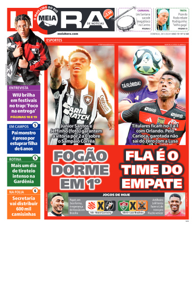 MEIA HORA - Edição de 28 de Janeiro de 2024