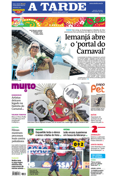 A TARDE - Edição de 28 de janeiro de 2024