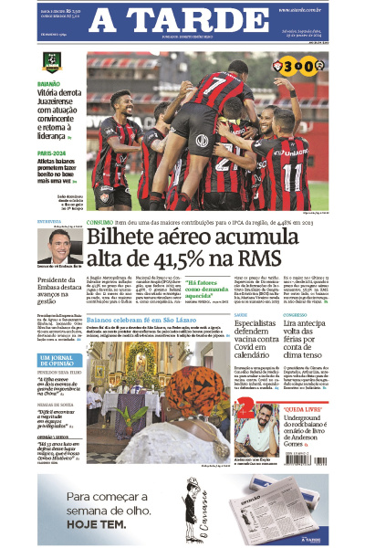 A TARDE - Edição de 29 de janeiro de 2024
