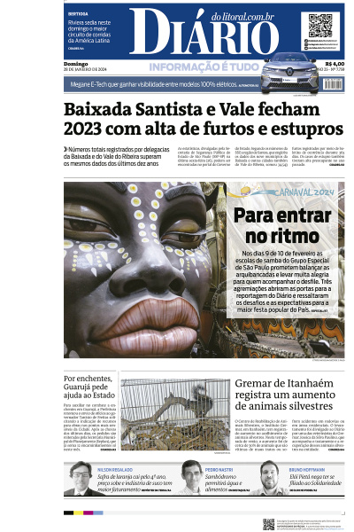 Diário do Litoral – Edição de 28 de Janeiro de 2024