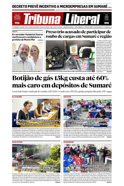 Tribuna LiberaI - Edição de 31 de Janeiro de 2024
