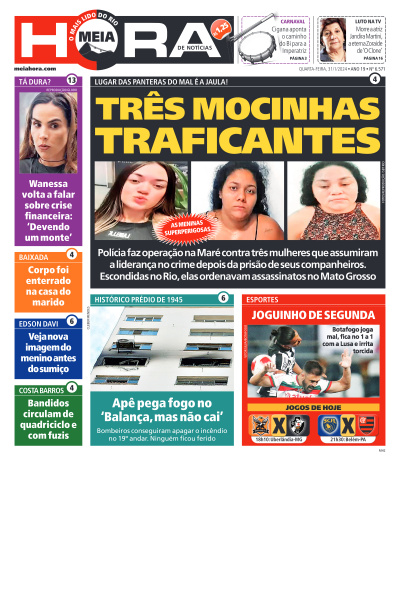 MEIA HORA - Edição de 31 de Janeiro de 2024