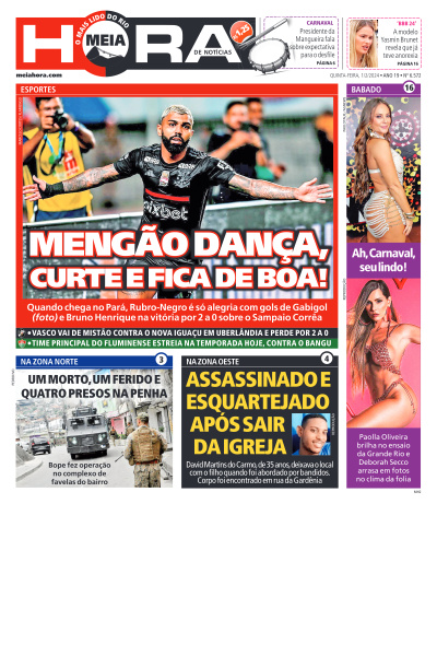 MEIA HORA - Edição de 01 de Fevereiro de 2024