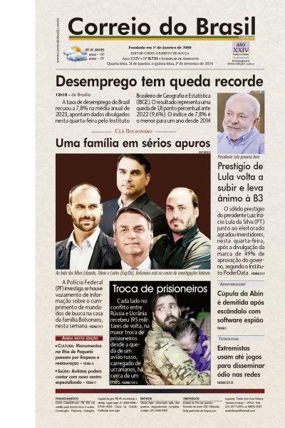 Correio do Brasil - Edição de 01 de Fevereiro de 2024