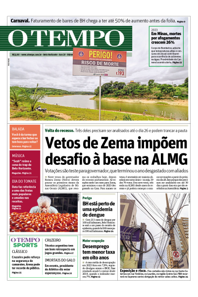 O TEMPO - Edição de 1º de Fevereiro de 2024