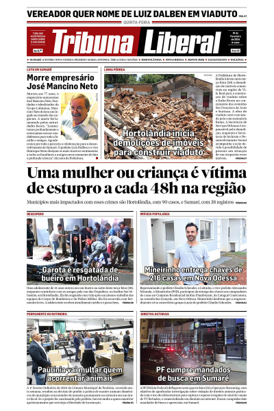 Tribuna LiberaI - Edição de 1º de Fevereiro de 2024
