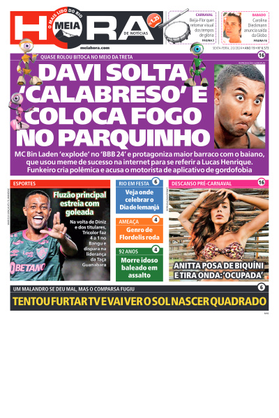 MEIA HORA - Edição de 02 de Fevereiro de 2024