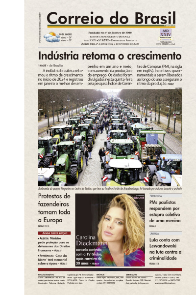 Correio do Brasil - Edição de 02 de Fevereiro de 2024