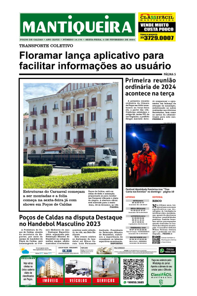 Mantiqueira - Edição de 02 de fevereiro de 2024