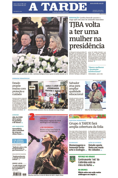 A TARDE - Edição de 02 de fevereiro de 2024