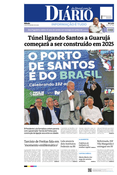 Diário do Litoral - Edição de 03 de Fevereiro de 2024