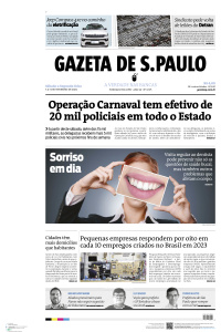 Gazeta de S. Paulo - Edição de 04 de Fevereiro de 2024
