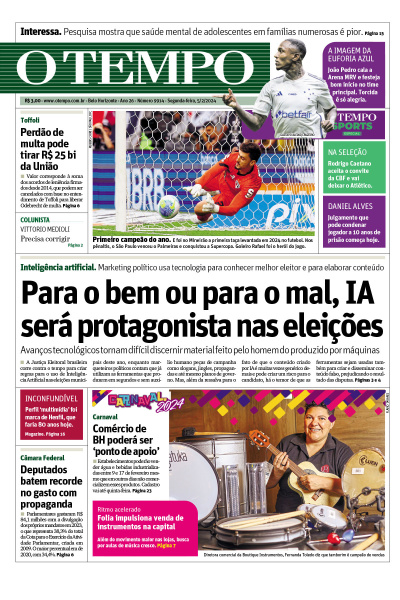 O TEMPO - Edição de 05 de Fevereiro de 2024