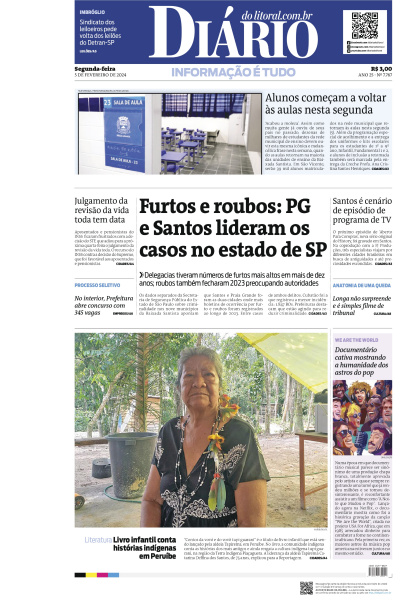 Diário do Litoral – Edição de 05 de Fevereiro de 2024