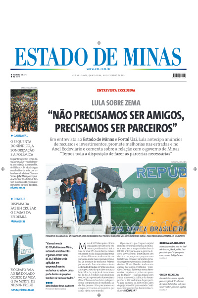 Estado de Minas - Edição de 08 de Fevereiro de 2024
