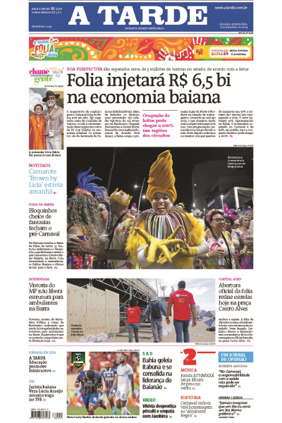 A TARDE - Edição de 08 de fevereiro de 2024