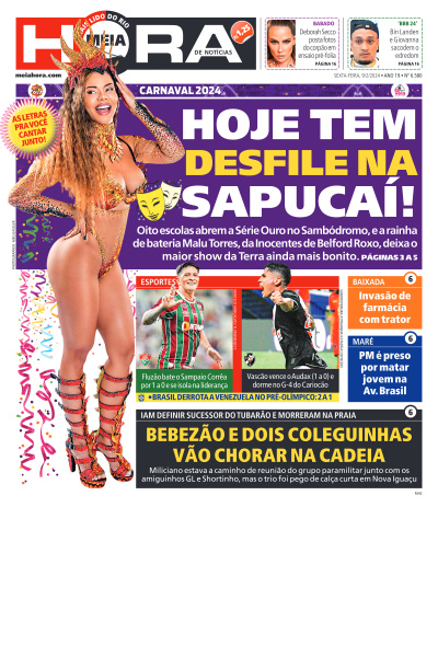 MEIA HORA - Edição de 09 de Fevereiro de 2024