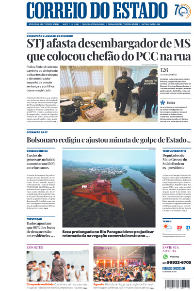 Correio do Estado - Edição de 09 de Fevereiro de 2024