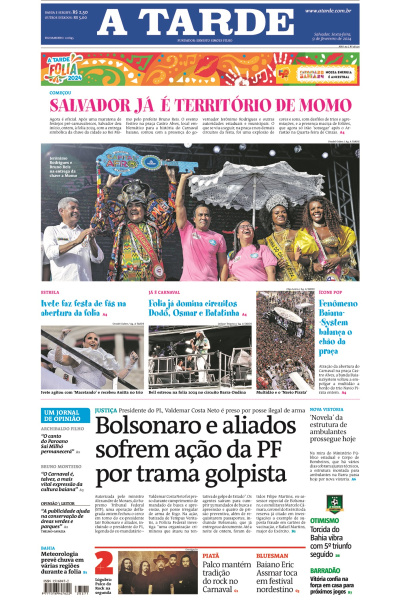 A TARDE - Edição de 09 de fevereiro de 2024