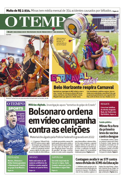 O TEMPO - Edição de 10 de Fevereiro de 2024