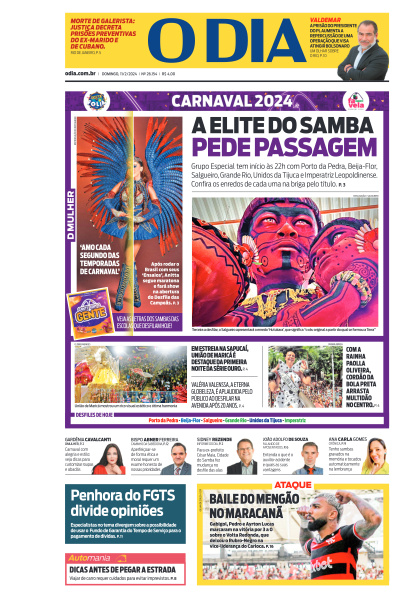 O DIA - Edição de 11 de Fevereiro de 2024