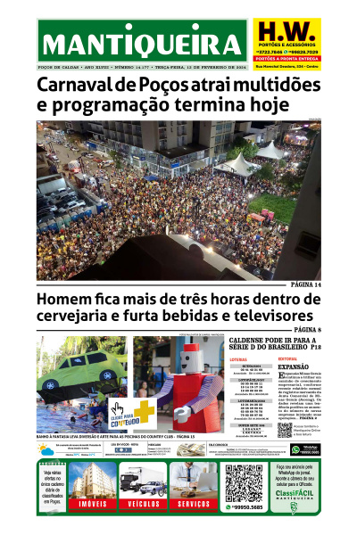 Mantiqueira - Edição de 13 de fevereiro de 2024