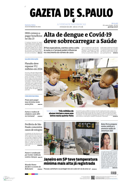 Gazeta de S. Paulo - Edição de 15 de Fevereiro de 2024